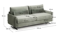 KAVE HOME Sofa VELIRO