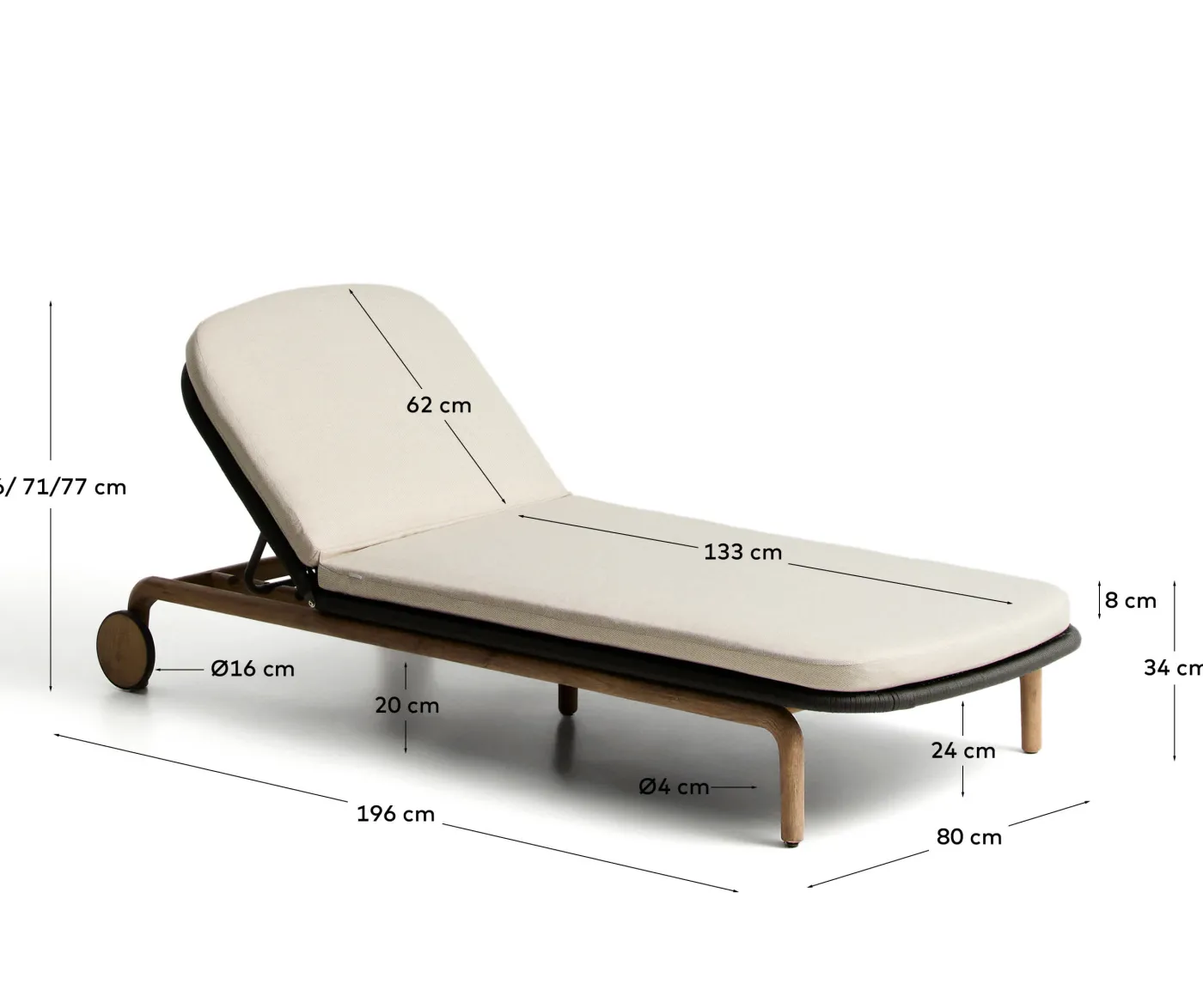 KAVE HOME Sonnenliege ALIPA