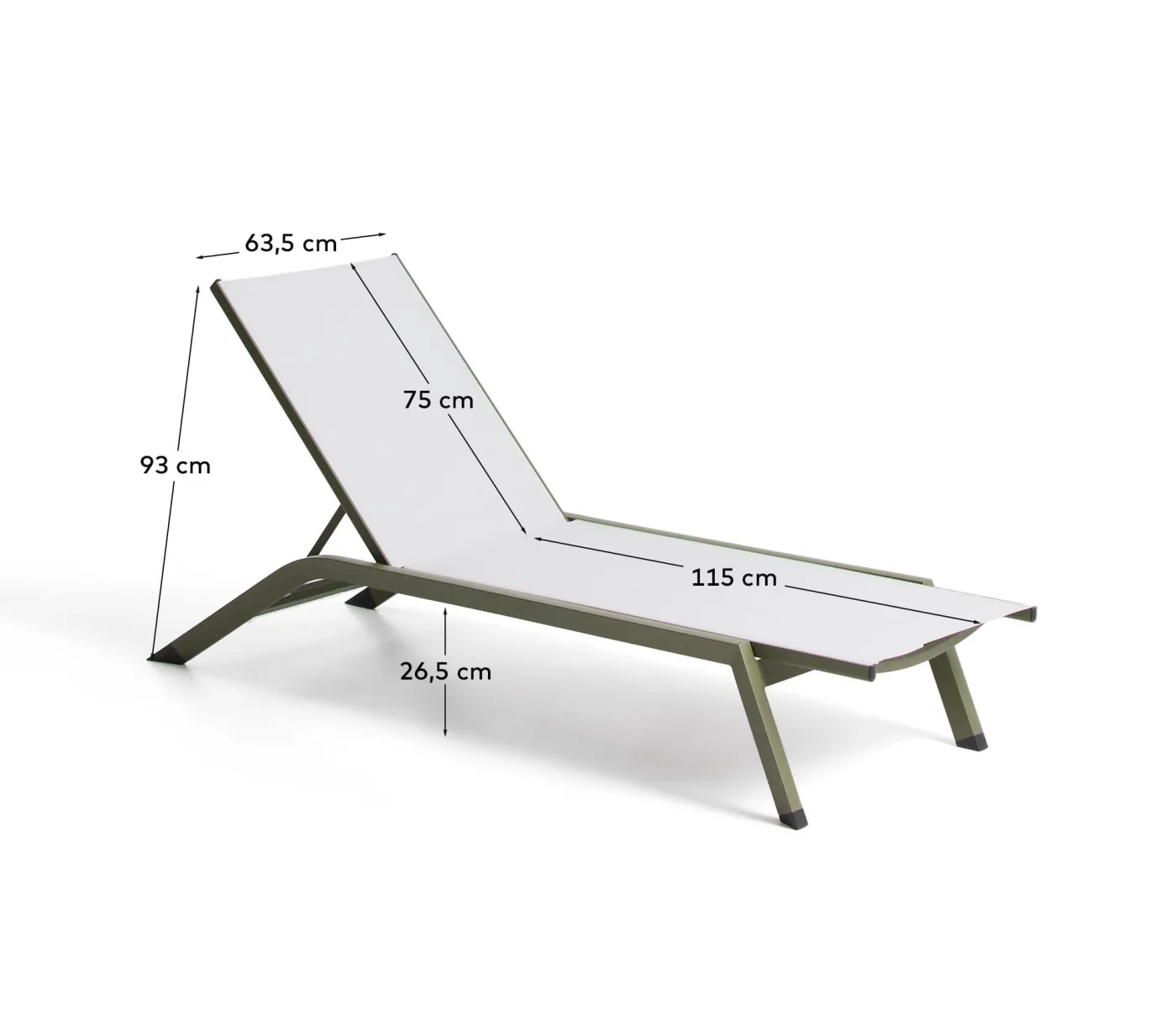 KAVE HOME Sonnenliege CAPRAIA