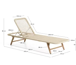 KAVE HOME Sonnenliege DANDARA