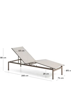 KAVE HOME Sonnenliege LESINA
