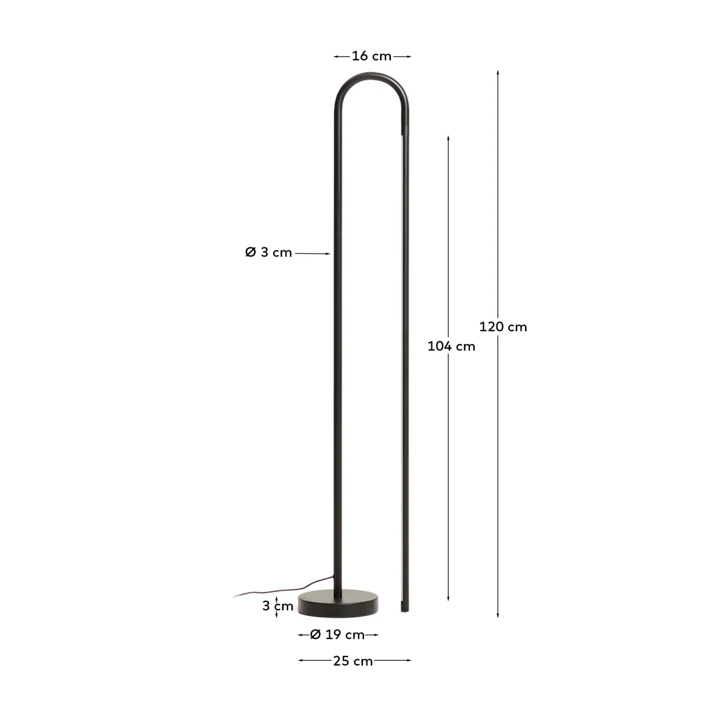 KAVE HOME Stehlampe BOW