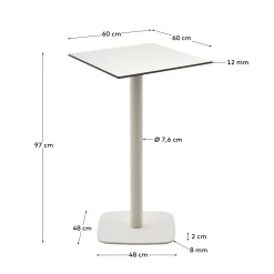 KAVE HOME Stehtisch Outdoor DINA