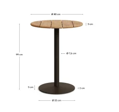 KAVE HOME Stehtisch Outdoor ESILDA