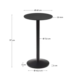 KAVE HOME Stehtisch Outdoor ESILDA
