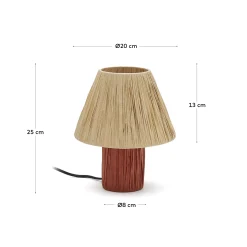 KAVE HOME Tischleuchte PULMI