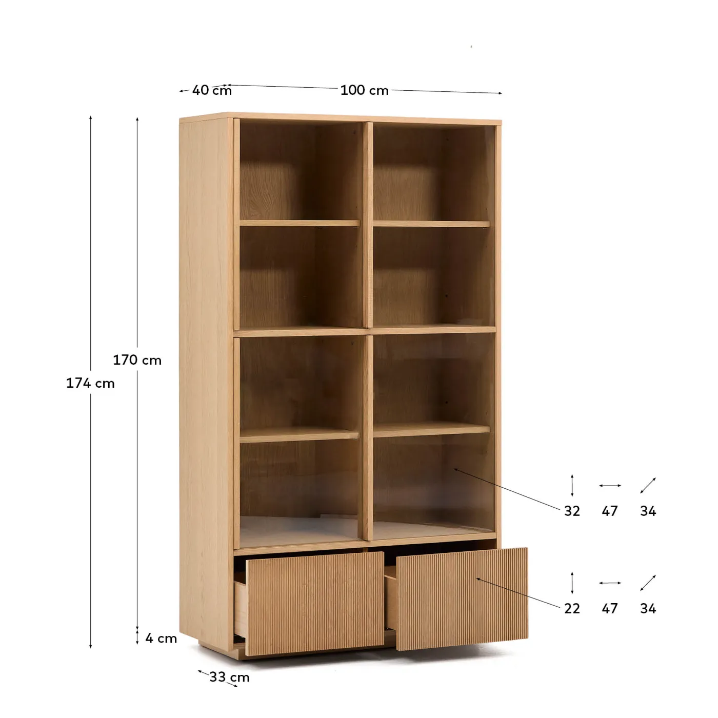 KAVE HOME Vitrine HELVINE