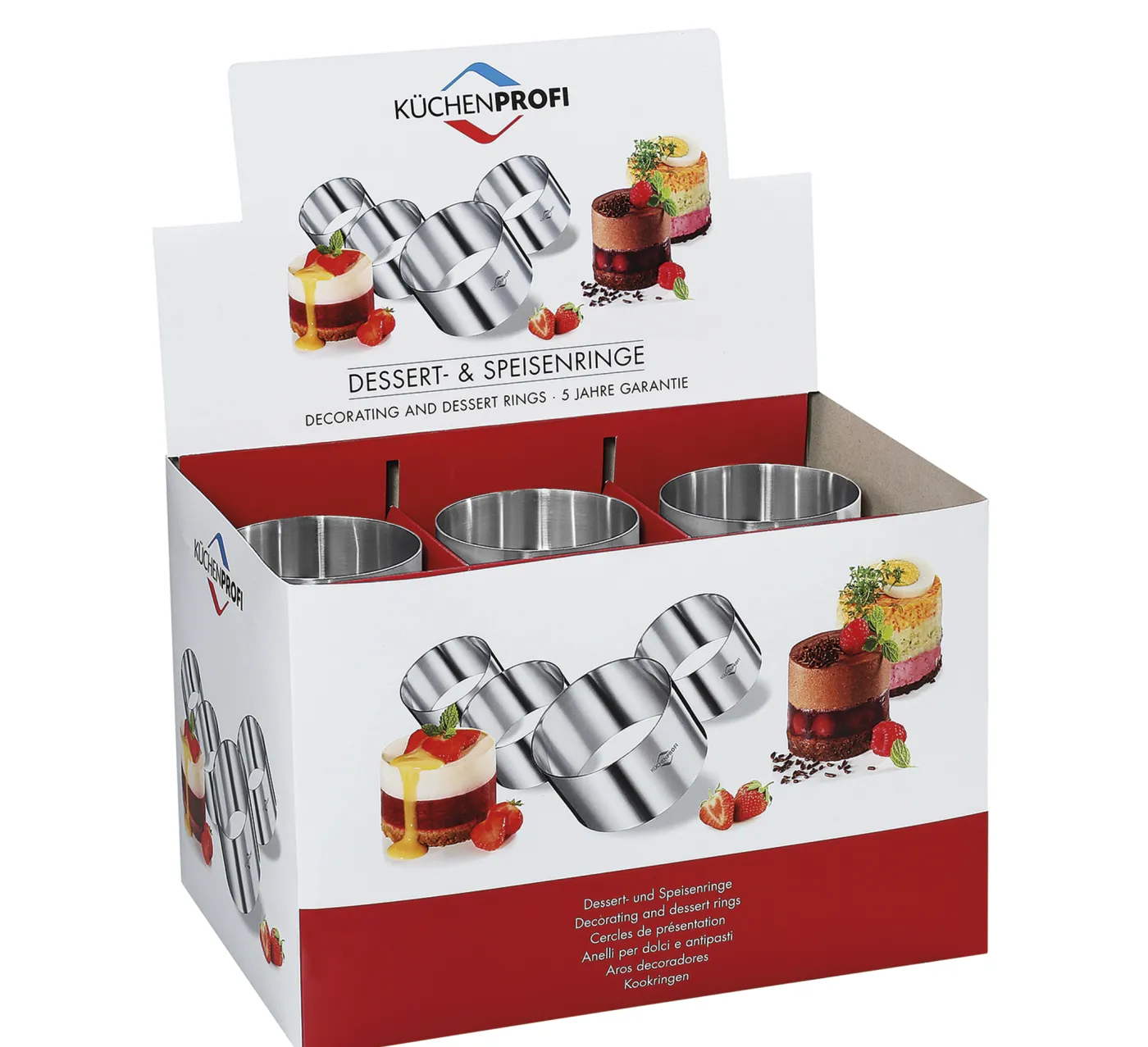 KÜCHENPROFI Dessert- und Speiseringe