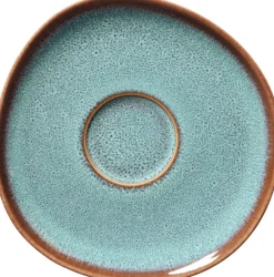 LIKE. BY VILLEROY&BOCH Kaffeeuntertasse LAVE GLACÉ türkis ca.15,5x2x15cm