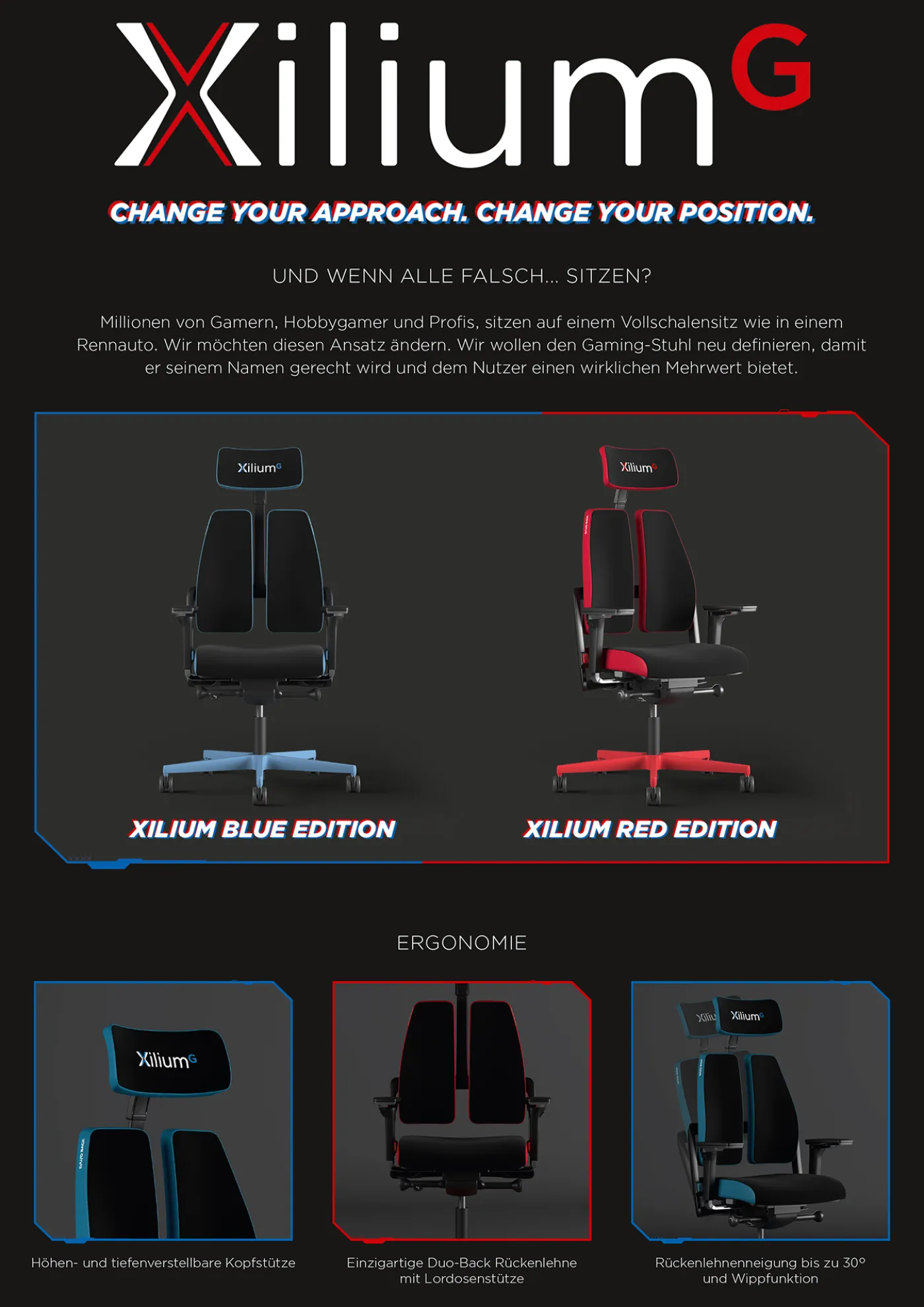 NOWY STYL Gaming Stuhl XILIUM G