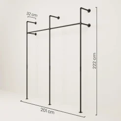 PAMO Kleiderstangensystem KIM 2