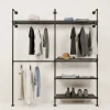 PAMO Kleiderstangensystem KIM DOUBLE 2 METAL