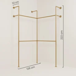 PAMO Kleiderstangensystem KIM EDGE DOUBLE 2