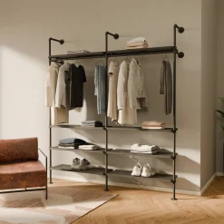 PAMO Kleiderstangensystem KIM 2 METAL