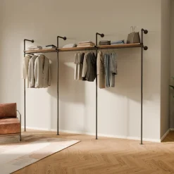PAMO Kleiderstangensystem KIM 3 OAK