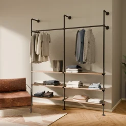 PAMO Kleiderstangensystem KIM 2 OAK