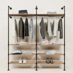 PAMO Kleiderstangensystem KIM 2 OAK