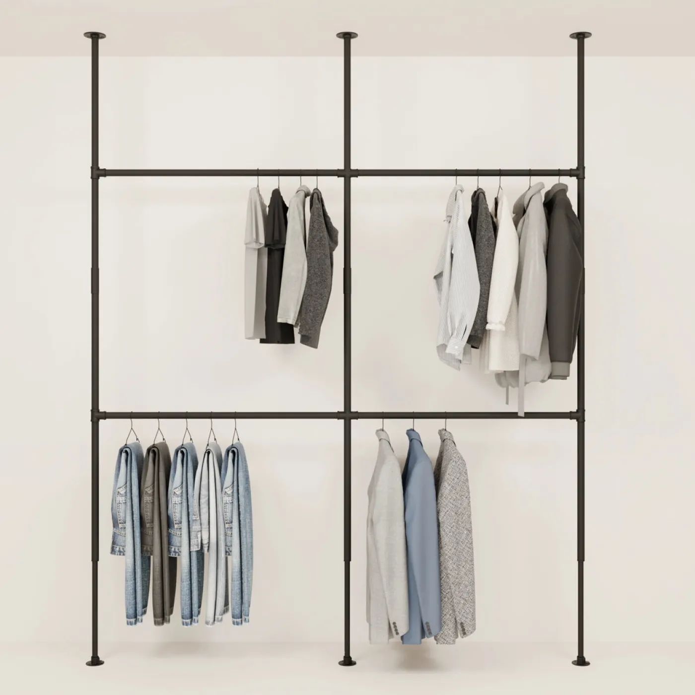 PAMO Kleiderstangensystem LOFT 2