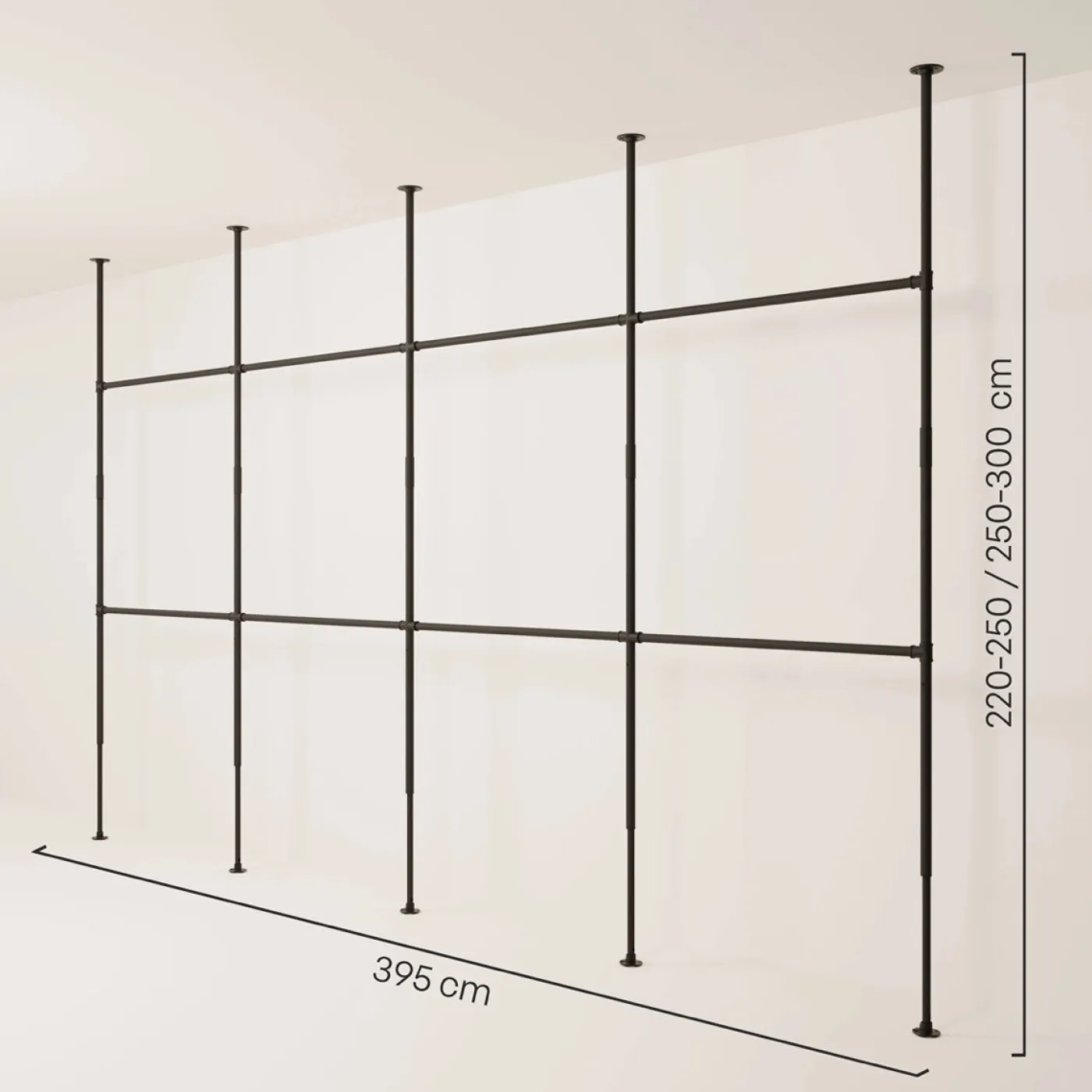 PAMO Kleiderstangensystem LOFT 4