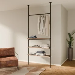 PAMO Kleiderstangensystem LOFT 1 OAK