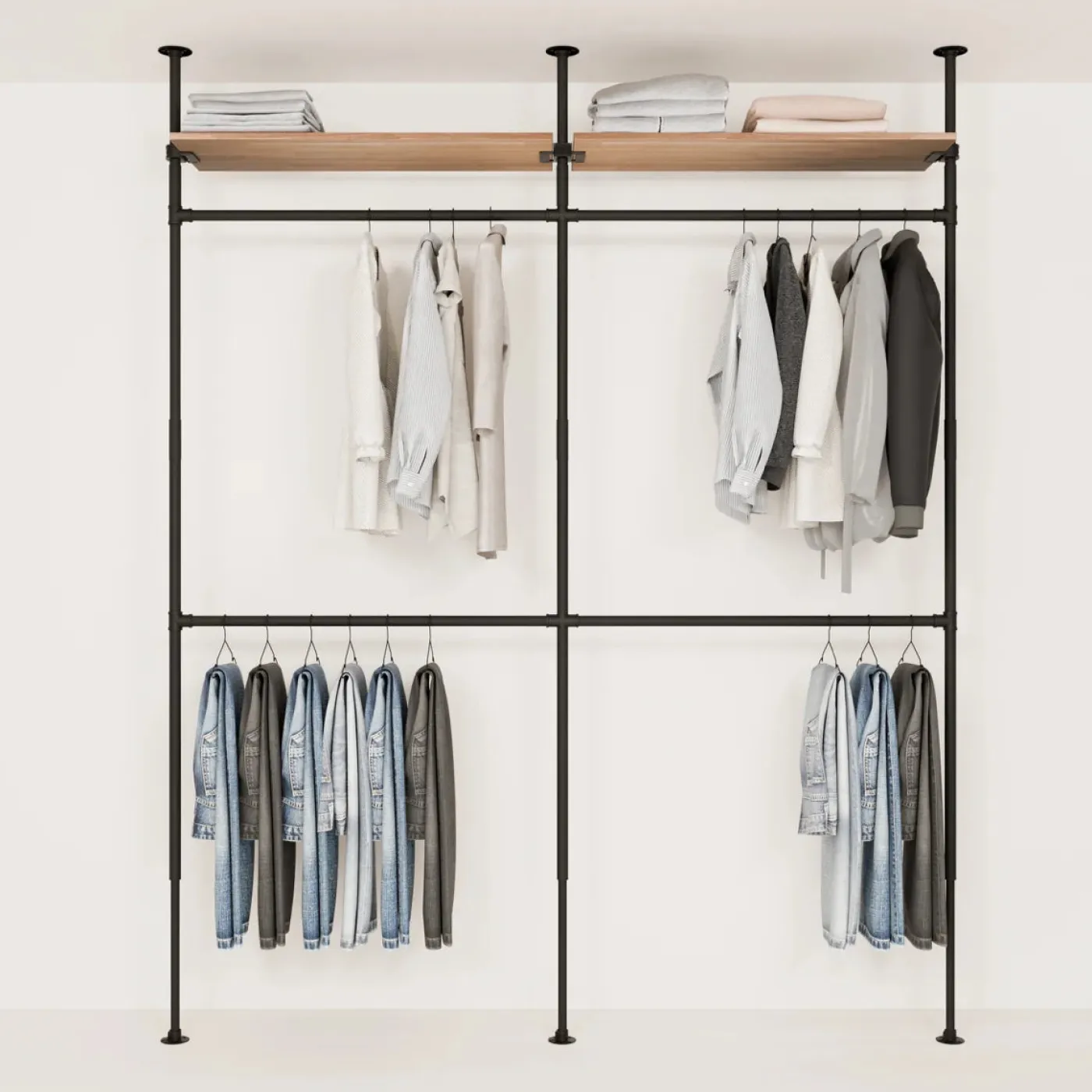 PAMO Kleiderstangensystem LOFT 2 OAK