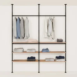 PAMO Kleiderstangensystem LOFT 2 OAK