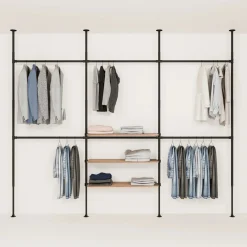 PAMO Kleiderstangensystem LOFT 3 OAK