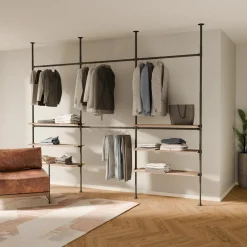 PAMO Kleiderstangensystem LOFT 3 OAK