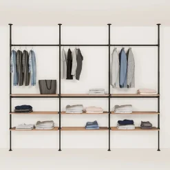 PAMO Kleiderstangensystem LOFT 3 OAK