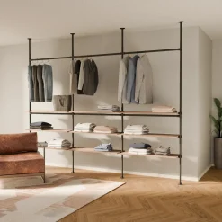 PAMO Kleiderstangensystem LOFT 3 OAK