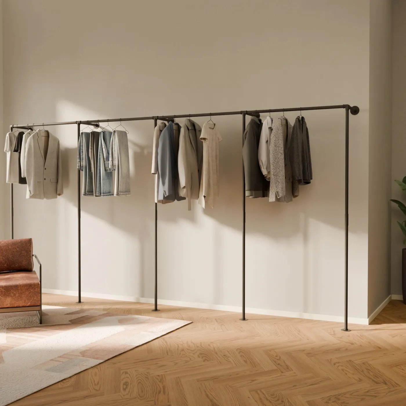 PAMO Kleiderstangensystem TIM 4