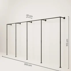 PAMO Kleiderstangensystem TIM 4