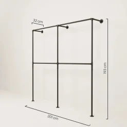 PAMO Kleiderstangensystem TIM DOUBLE 2