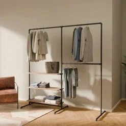 PAMO Kleiderständer LAS 2 OAK