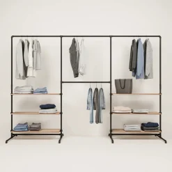 PAMO Kleiderständer LAS 3 OAK