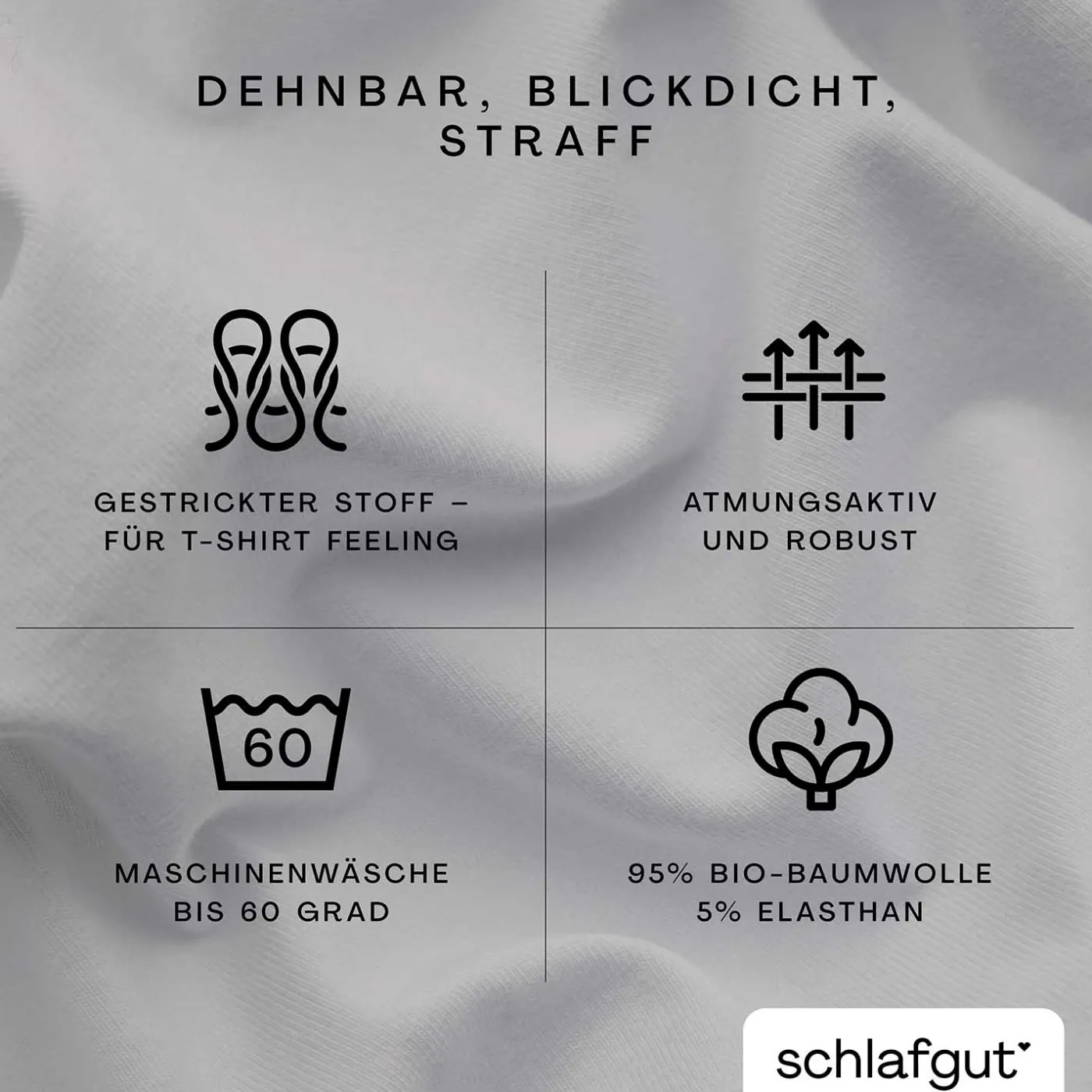 SCHLAFGUT Boxspring-Spannbettlaken PURE
