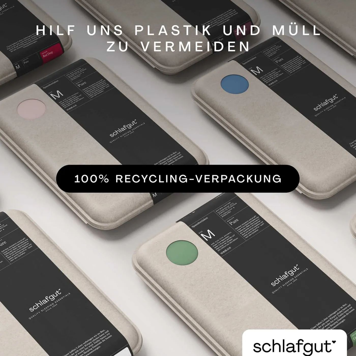 SCHLAFGUT Boxspring-Spannbettlaken PURE