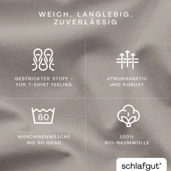 SCHLAFGUT Spannbettlaken CASUAL
