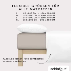 SCHLAFGUT Spannbettlaken CASUAL
