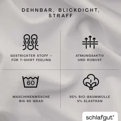 SCHLAFGUT Spannbettlaken PURE