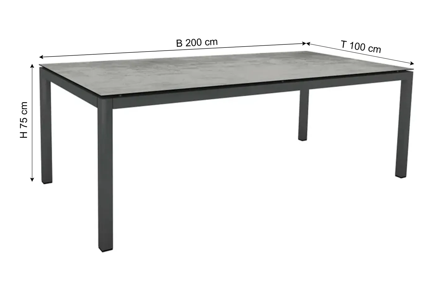 STERN Gartentisch SILVERSTAR